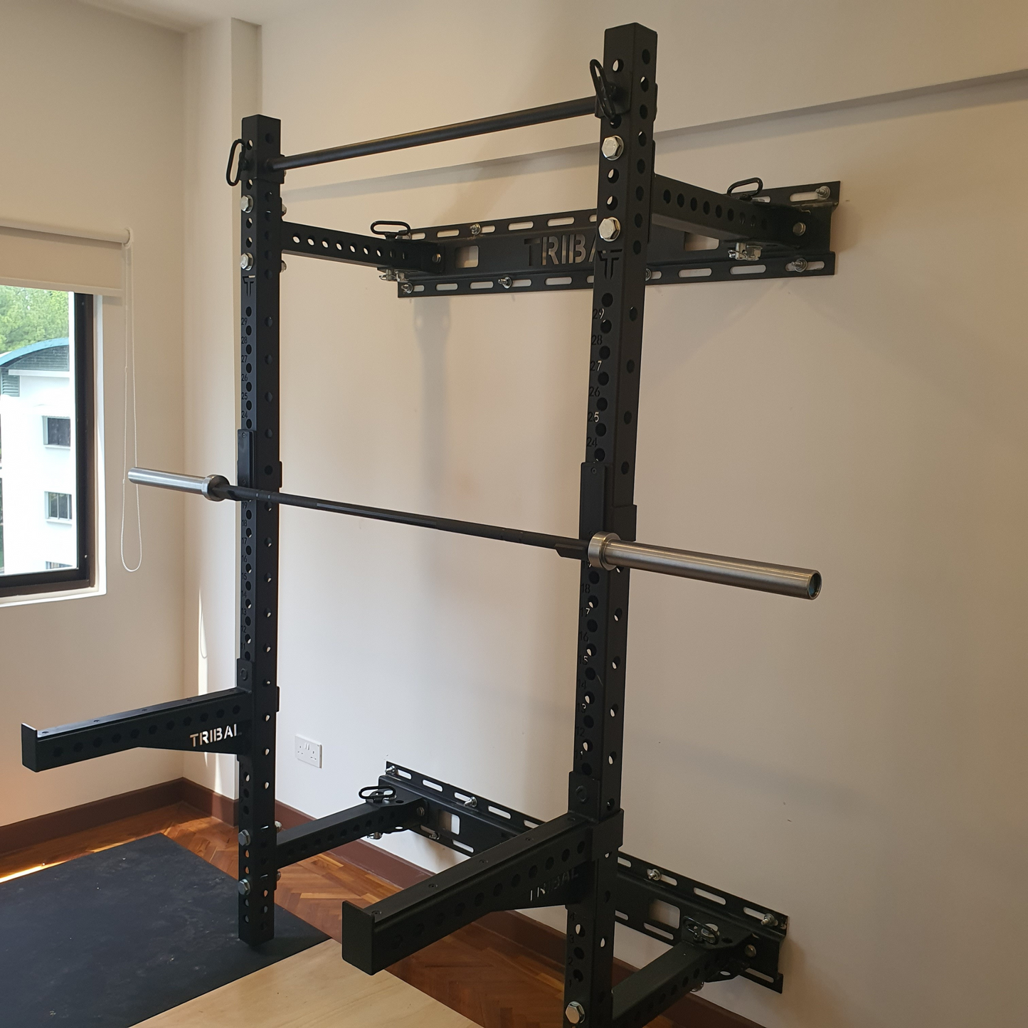 Wall mount folding Power Rack