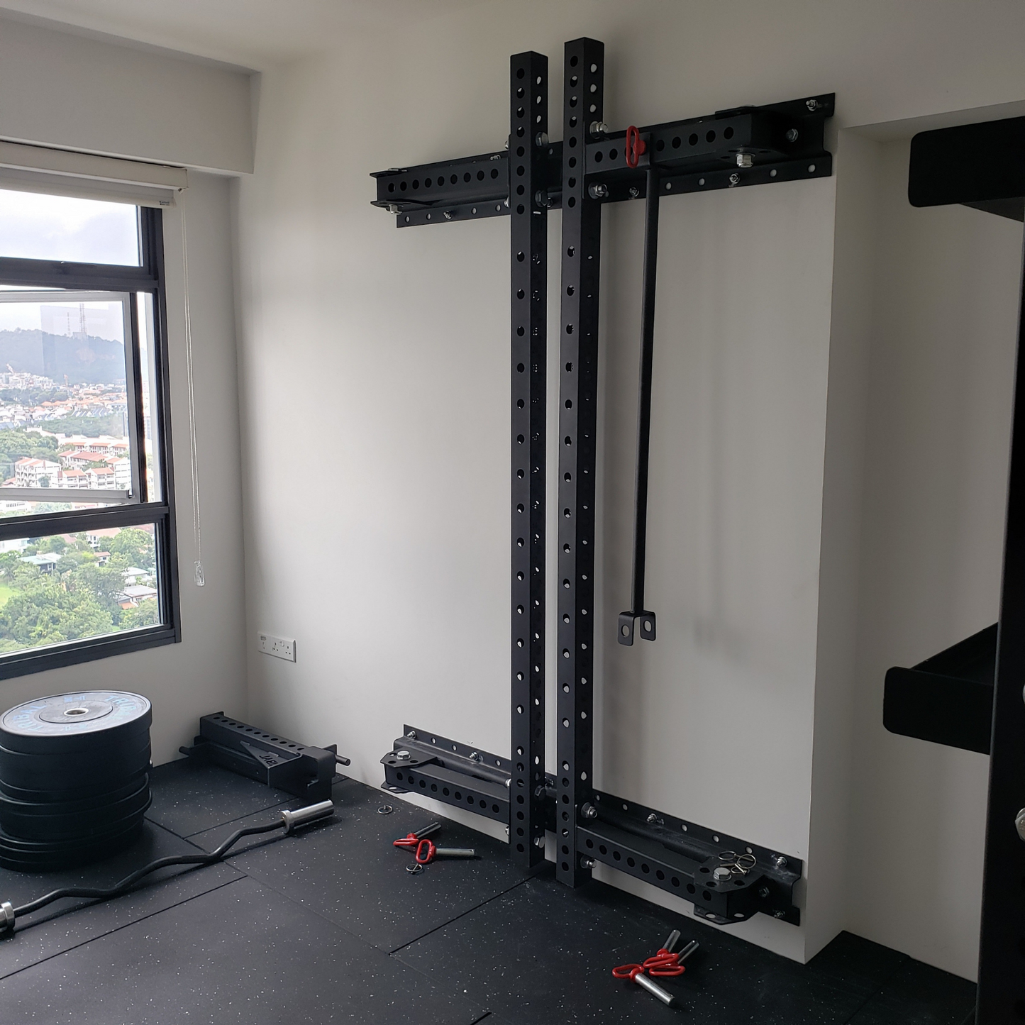 Wall mount folding Power Rack